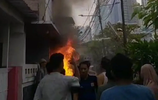 Civil Servant Dies in Fire in Central Jakarta's Benhil