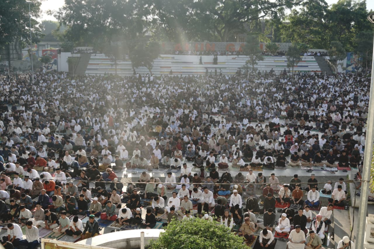 Eid Prayers: Garut Regency Government Prays for Muslim Brethren in Palestine, Iran, and Lebanon