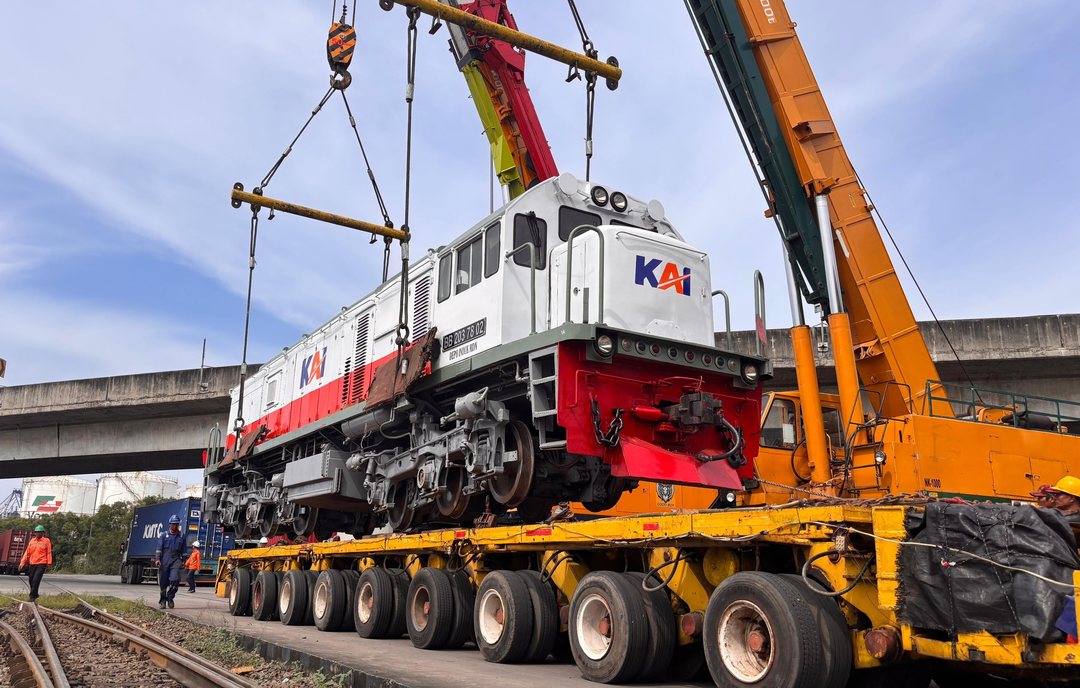 Optimisation of Train Operations for Eid Transport: Four Hydraulic Locomotives Prepared