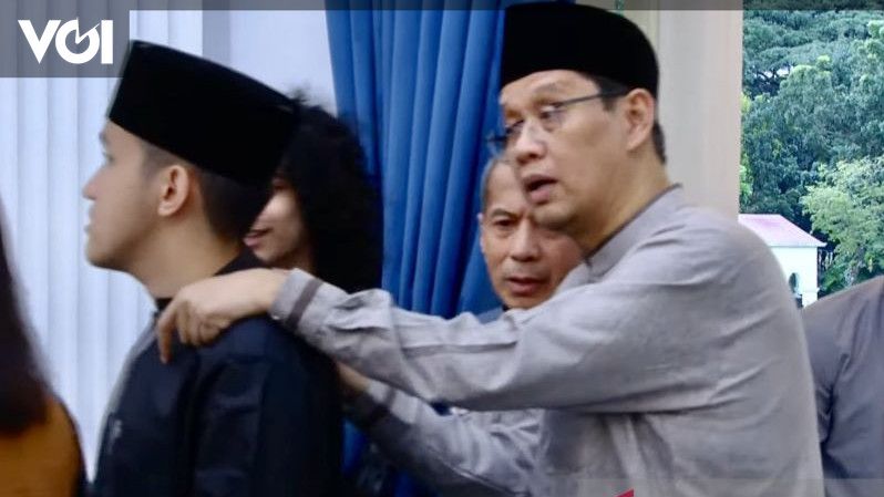 Minister and Officials Attend Halalbihalal with Prabowo at the Palace