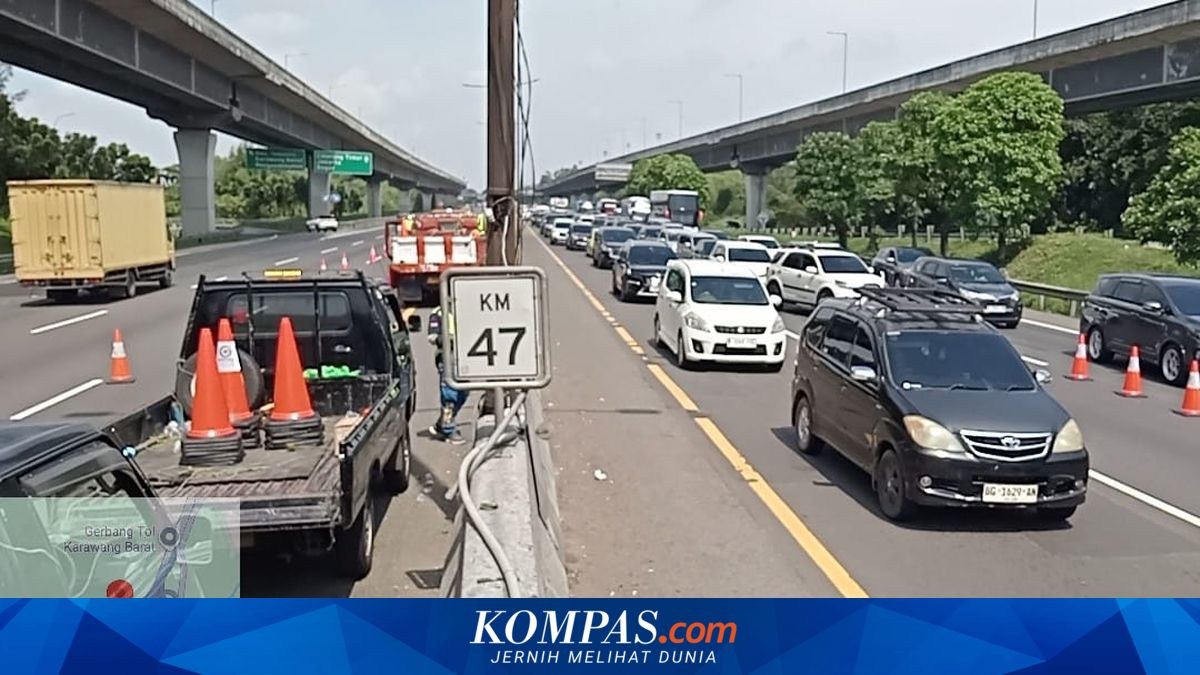 Access to Contraflow at KM 55 Closed, Redirected to KM 47–65