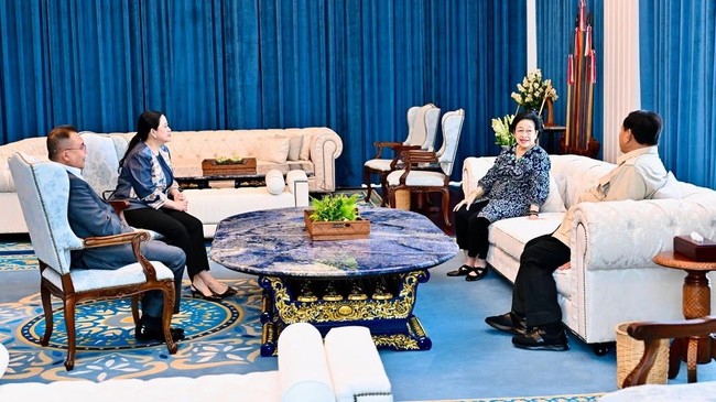 Prabowo Meets Megawati at the Palace, Content of Their Discussion Revealed