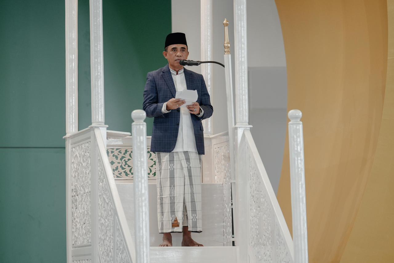 From the Idulfitri Pulpit, Central Sulawesi Governor Anwar Hafid Emphasises Struggle and Unity