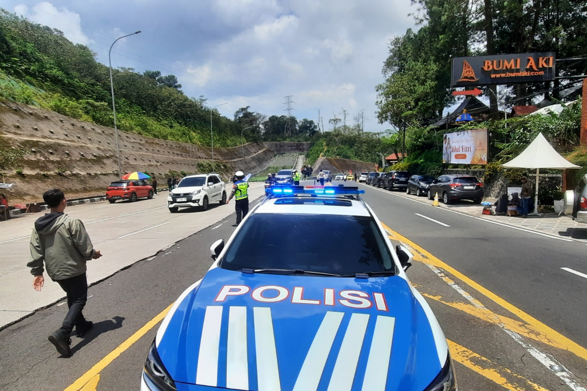 Vehicle Volume Increases on Puncak Route on H+1 of Eid, Dominated by Jakarta Tourists