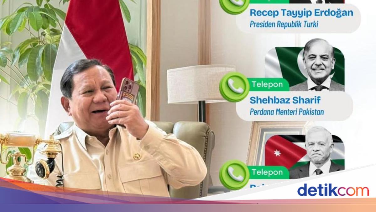 Eid al-Fitr Greetings: Prabowo Phones Several Muslim Country Leaders
