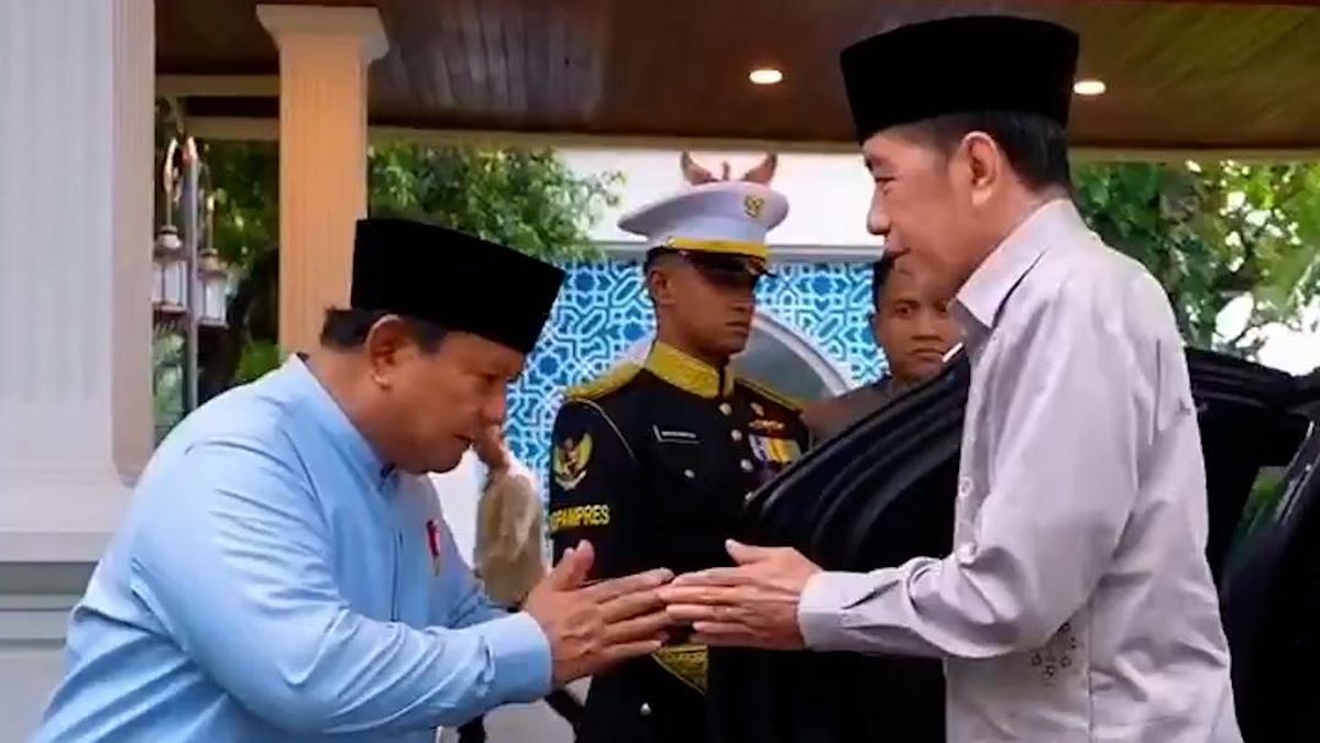 Warm Eid al-Fitr Reunion Between Prabowo and Jokowi at the State Palace