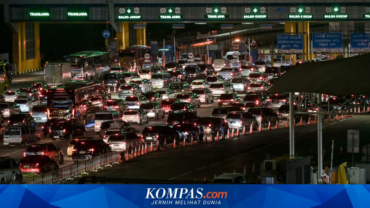 Peak Return Flow Predicted to Surpass Mudik, Crowded with 285,000 Vehicles