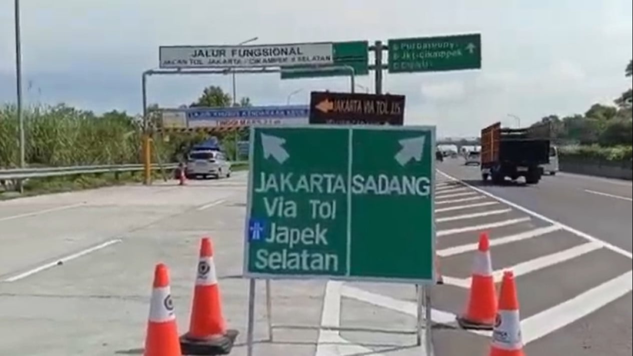 Eid al-Fitr 2026 Return Flow: Japek II South Functional Lane Opened to Anticipate Traffic Congestion