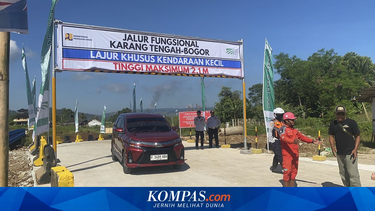 Bocimi Functional Toll Section 3 Open Until 5:00 PM WIB