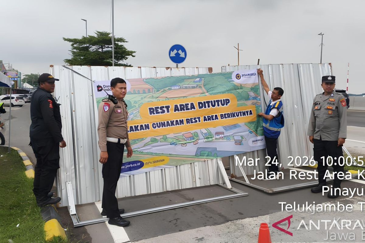 Jasamarga closes Rest Area Km 52B on Japek Toll Road to support peak return traffic