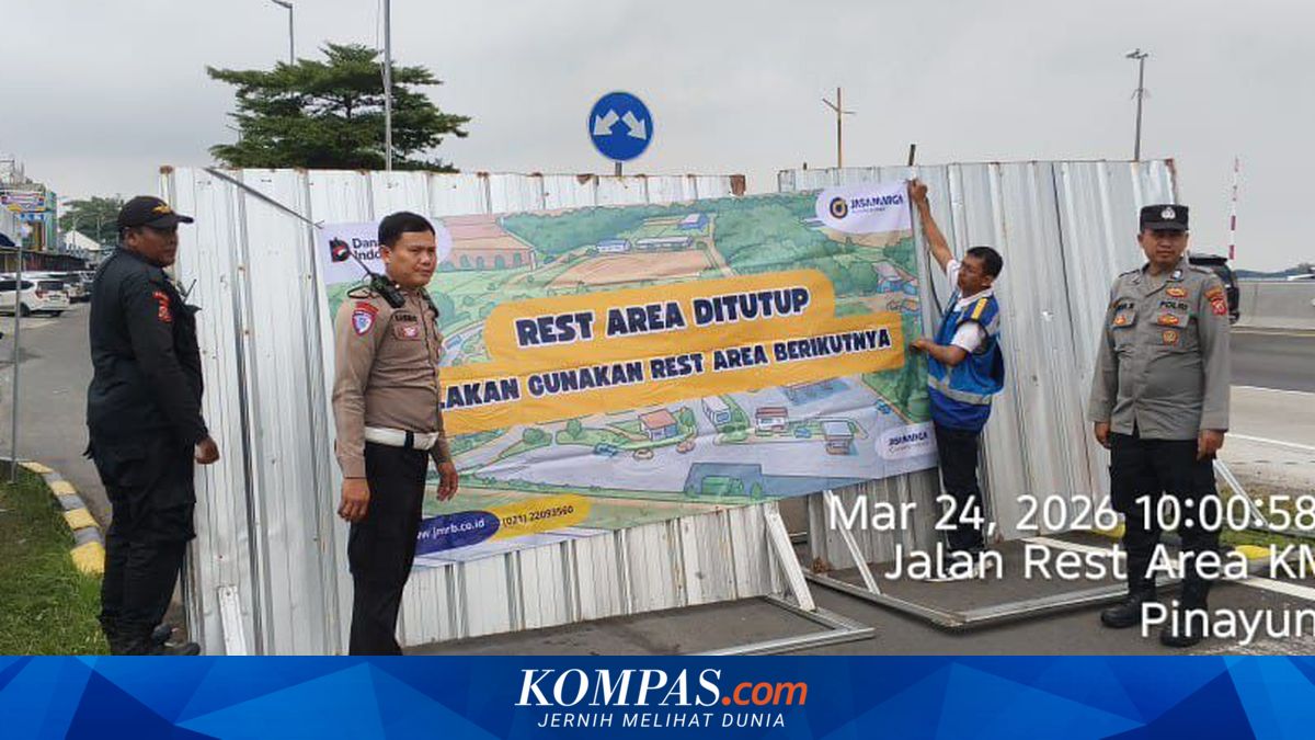 Rest Area at KM 52B on Jakarta-Cikampek Toll Road Temporarily Closed