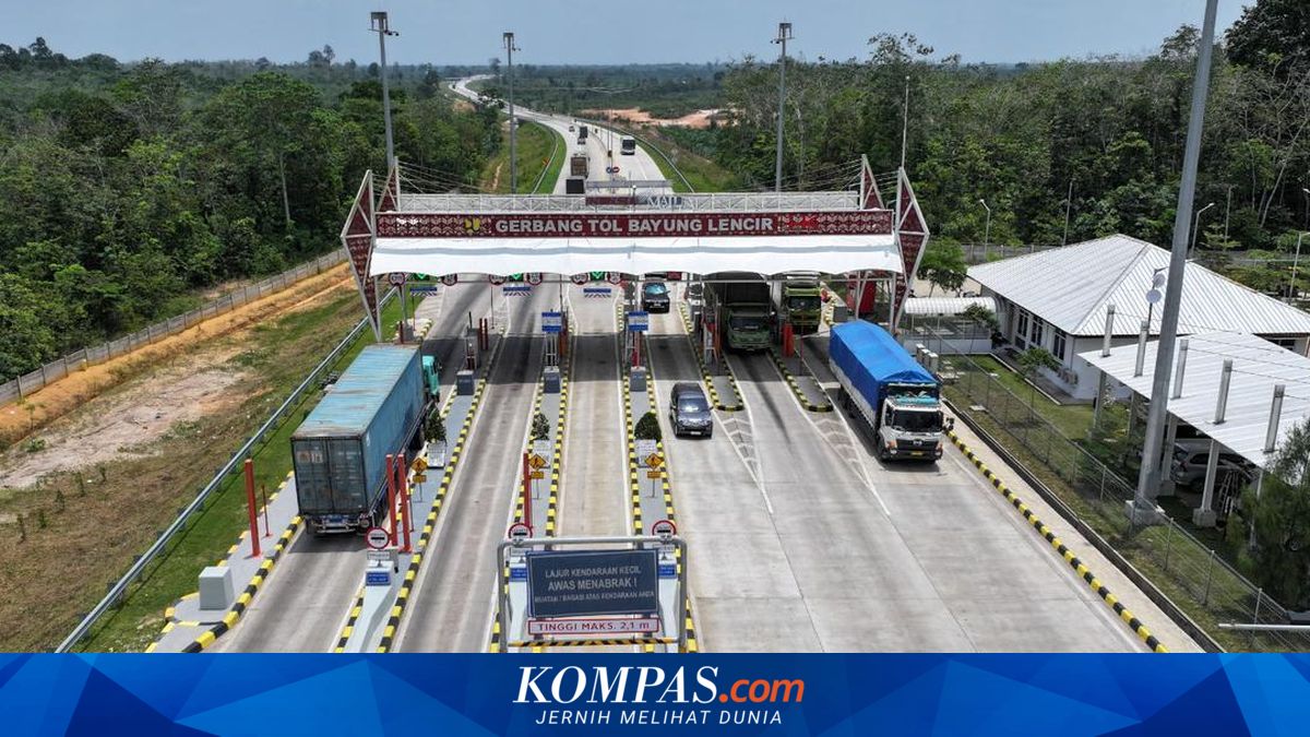 257,546 Vehicles Enter Sumatra via Toll Road in Three Days of Eid