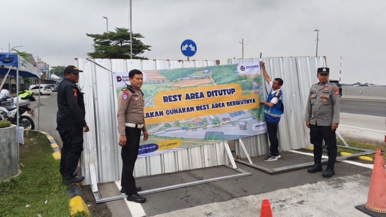 Facing Peak Return Traffic, Jasa Marga Implements Open-Closed System for Rest Areas