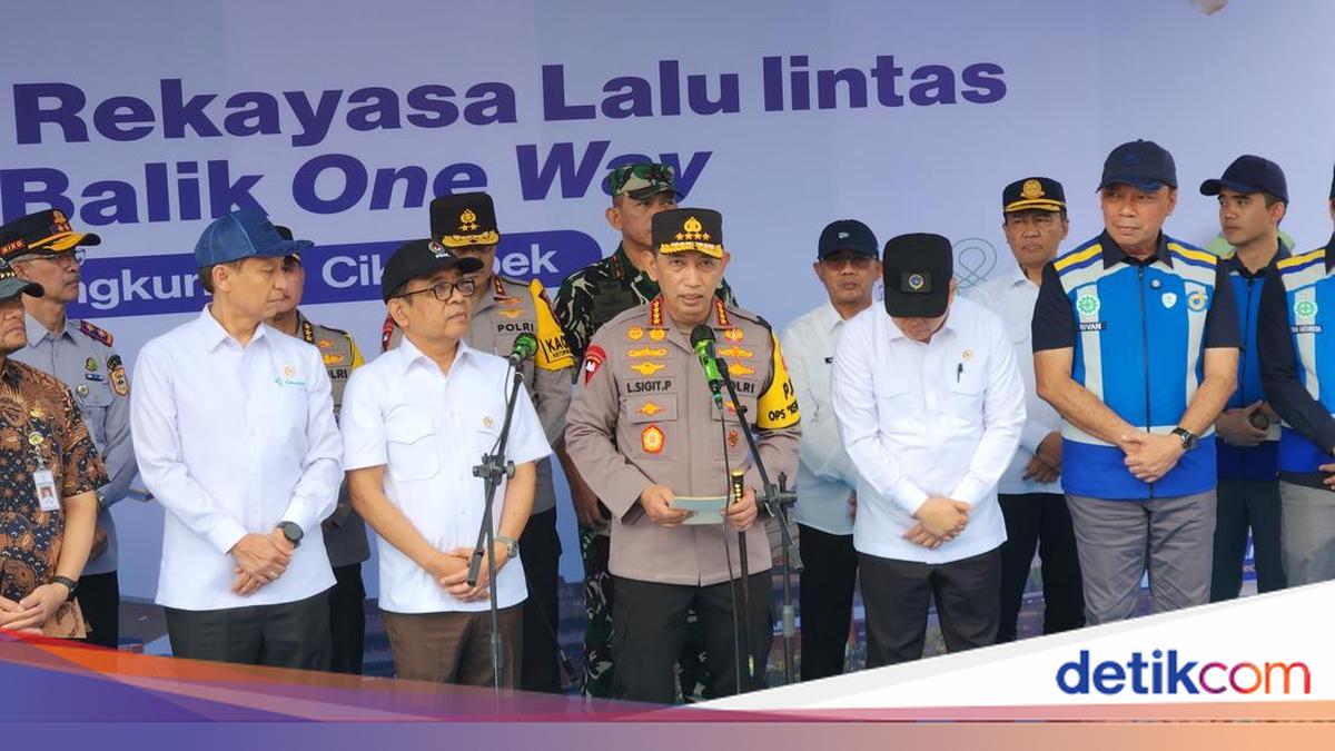 National Police Chief Opens One-Way Traffic for Lebaran Return Flow, Encourages Public to Use Available Facilities