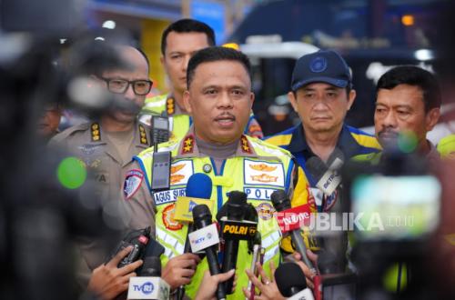 National Traffic Chief: One-Way System on KM 414 Kalikangkung Toll Road Operating Effectively, Return Traffic Under Control