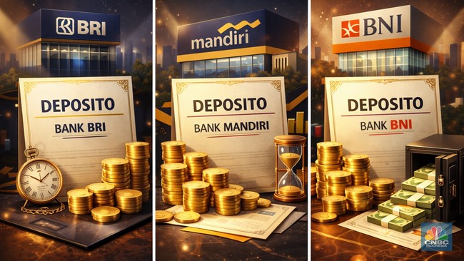 Latest Deposit Interest Rates for BRI, Mandiri, and BNI as of 25 March 2026