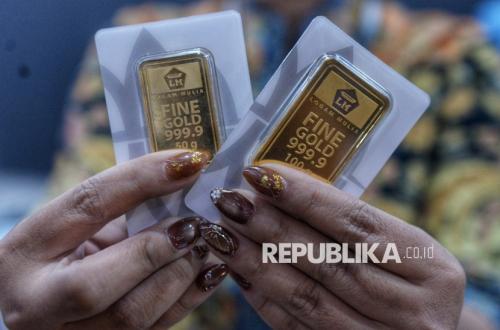 Antam Gold Price Rises by Rp 7,000 on Wednesday, Pegadaian Gold Prices Fall in Tandem