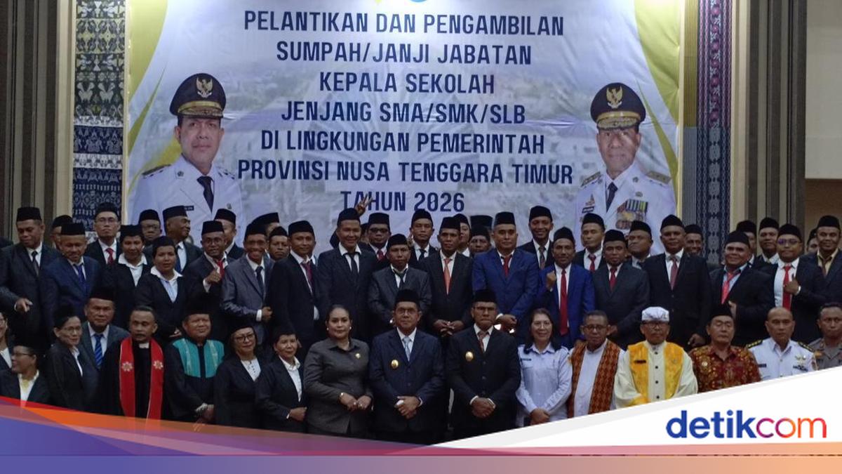 Inaugurated Today, 104 School Principals in NTT to Undergo Performance Evaluations Every Two Years