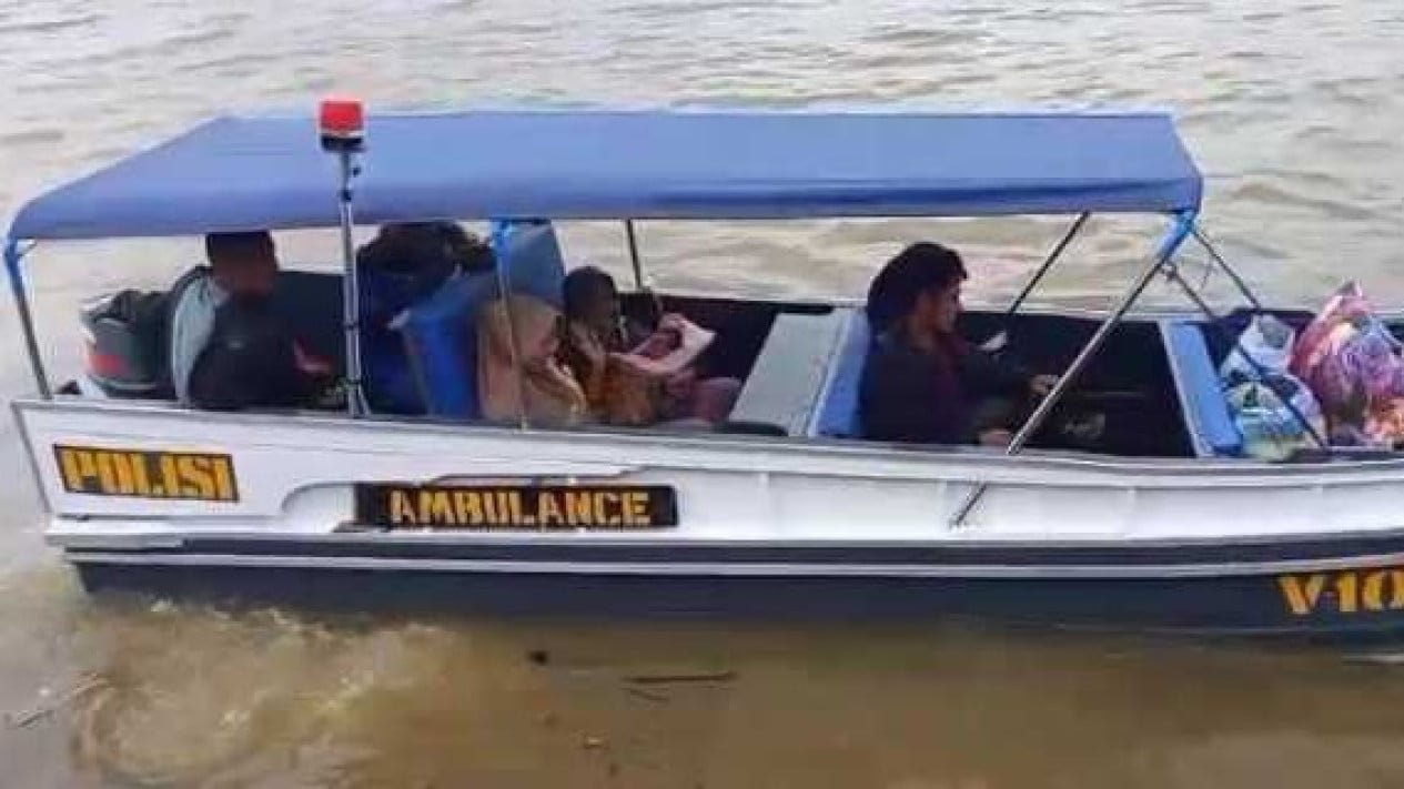 Breakthrough Floating Ambulance on the Musi River