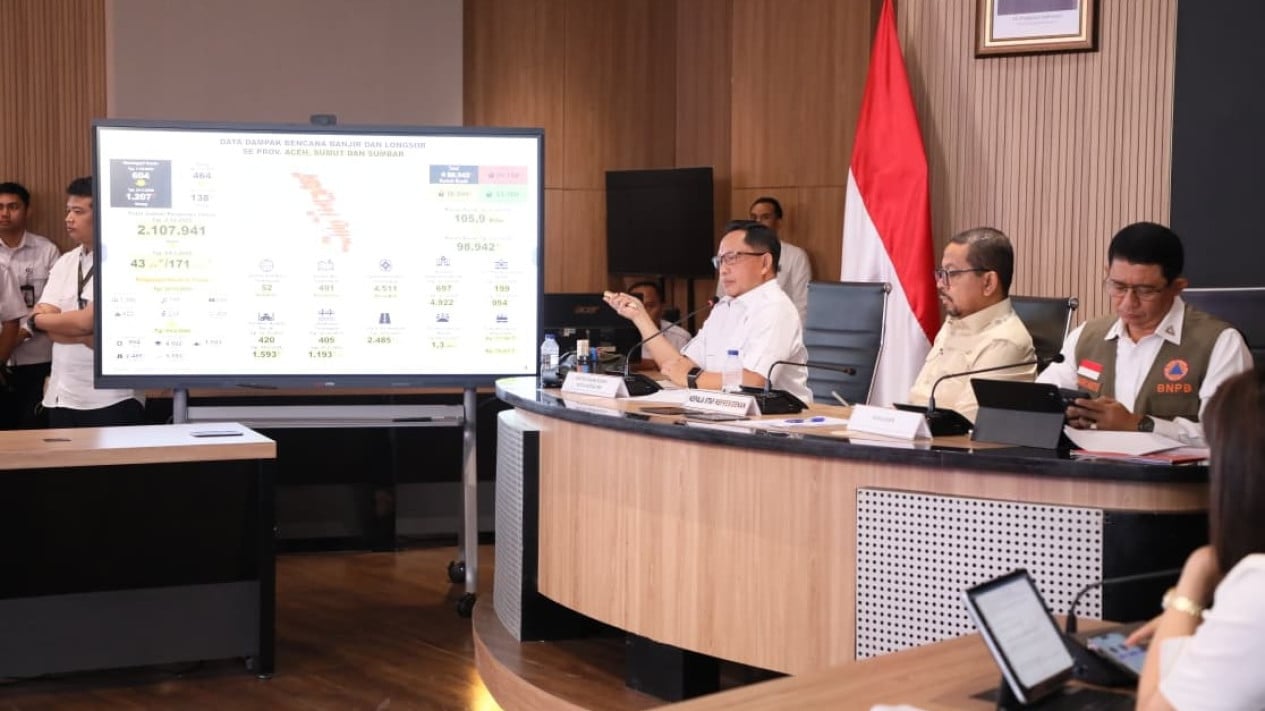 Task Force Head Urges Acceleration of Sumatra Disaster Recovery and Boosts Inter-Regional Synergy
