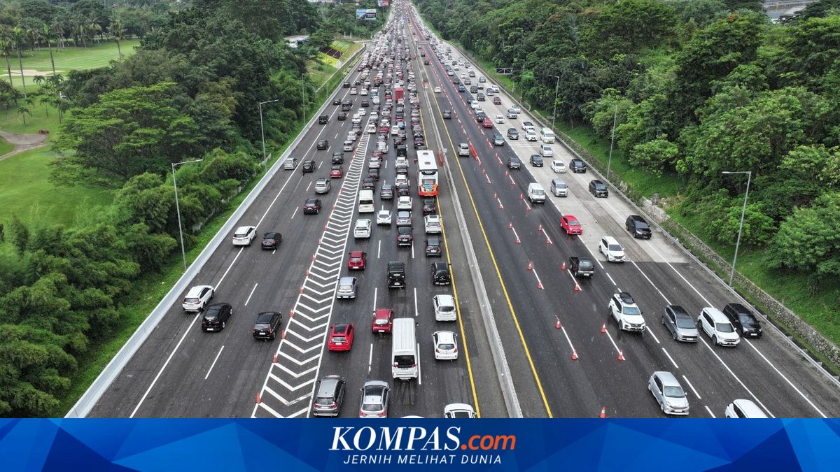 H+3 Eid al-Fitr, Traffic on MBZ Toll Road to Jakarta Surges 202%