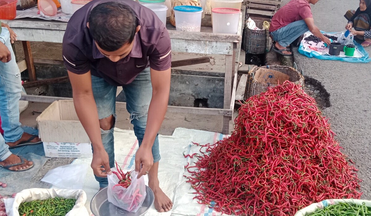 Red Chilli Prices in Aceh Soar to Rp60,000 per Kg During Eid 2026