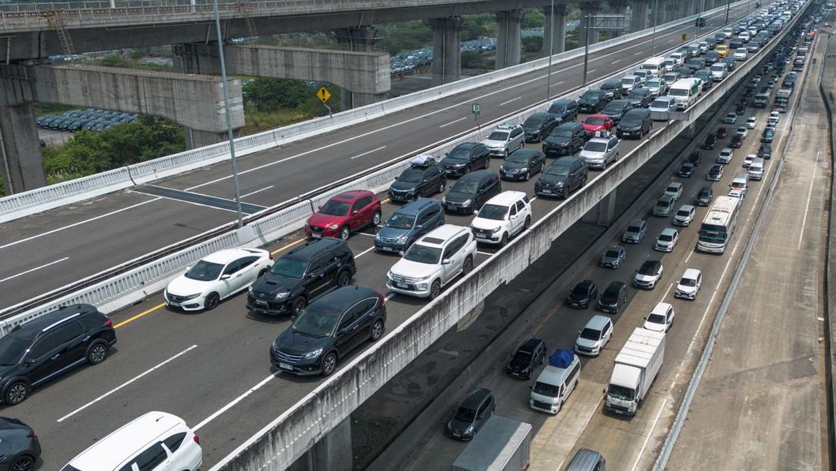 On H+4 of Lebaran, 53,000 Vehicles Return to Jakarta via MBZ Toll Road
