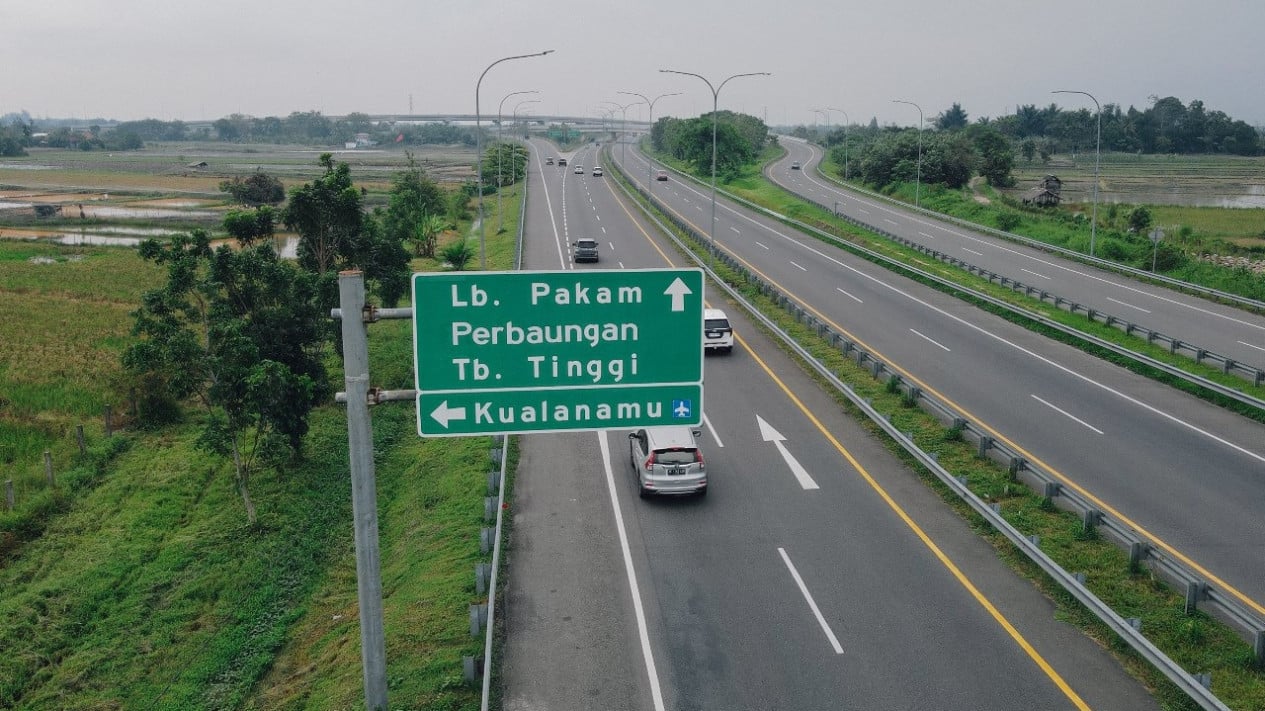 Jasa Marga: 278,000 Vehicles Pass Through Medan-Kualanamu-Tebing Tinggi Toll Road During Eid 2026