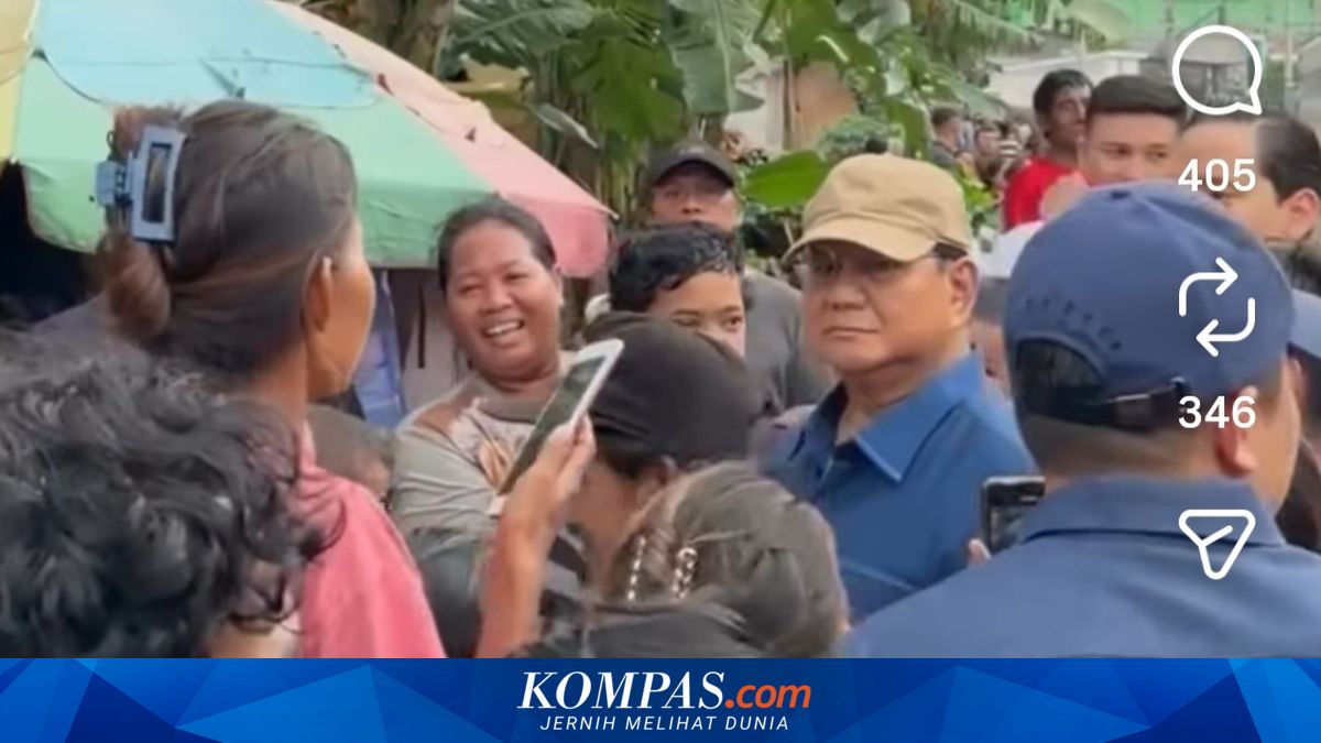 When Prabowo Visits Residents' Homes by the Railway Tracks