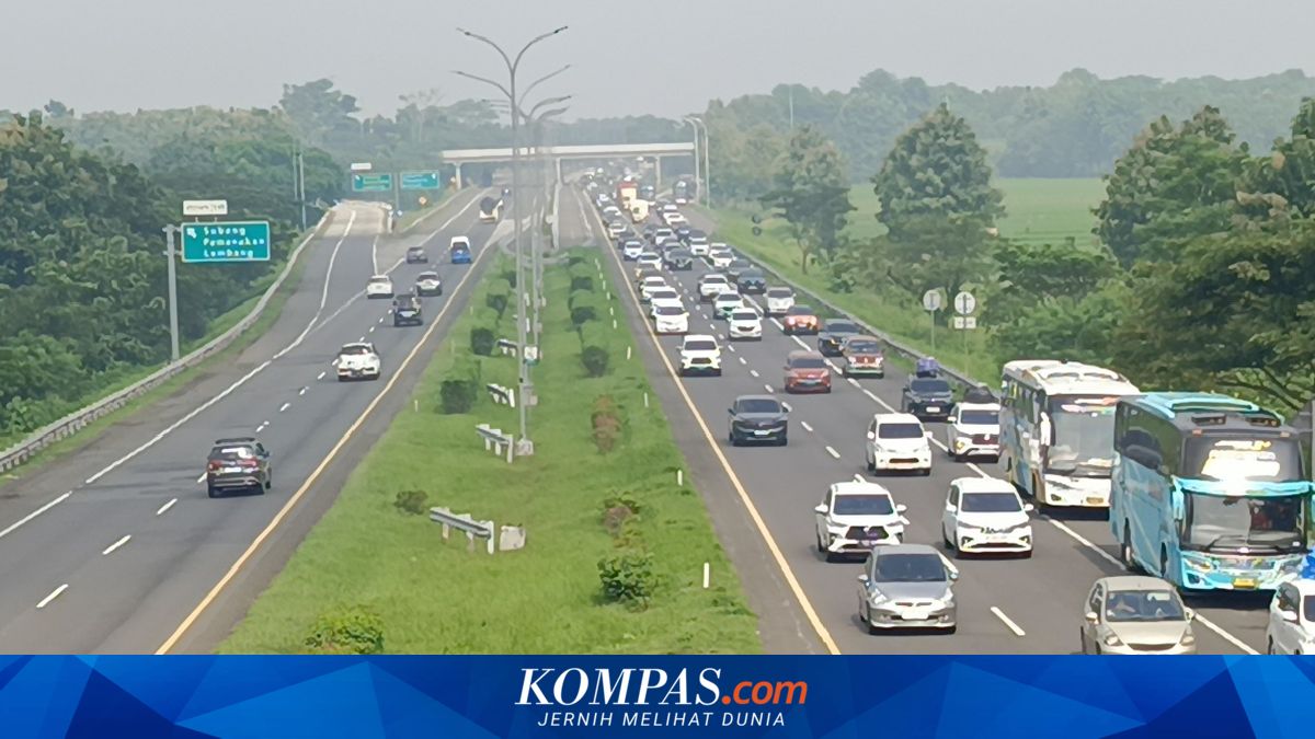Eid Return Traffic: Toll Road Volume Still Increasing