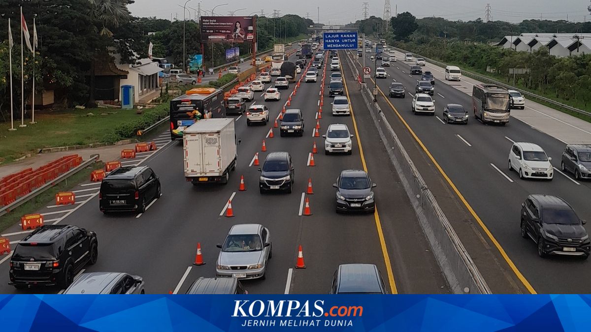 Update on Return Traffic: Contraflow Implemented from KM 70-47 Towards Jakarta