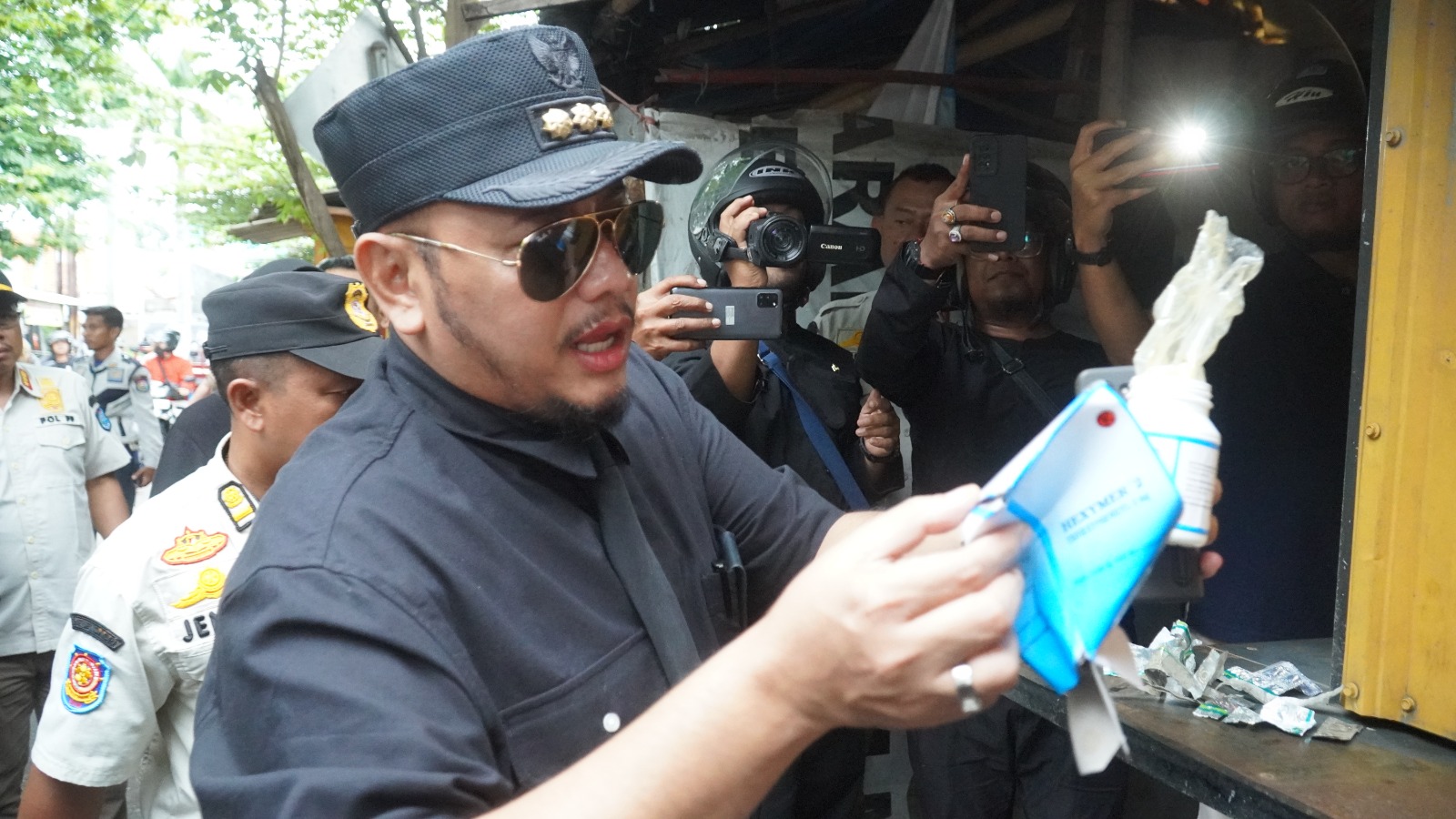 Tegal City Government Raids Aceh Shops Selling Hard Drugs, Seven Dismantled