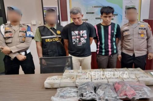 Customs and Bengkalis Police Thwart Smuggling of 13 Kilograms of Methamphetamine at Air Putih Ro-Ro Port