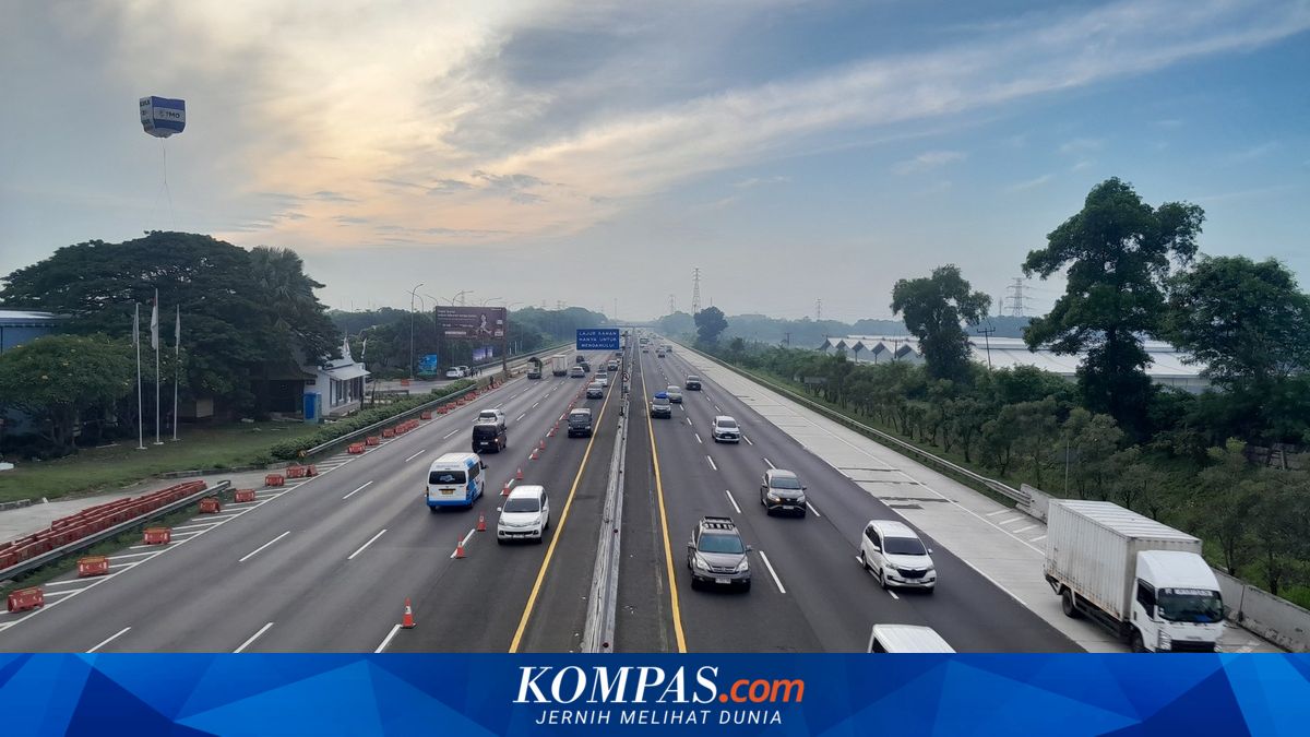 Vehicle Volume Increases During Return Flow, Jasamarga Implements One-Way on Main Cikampek Toll Road