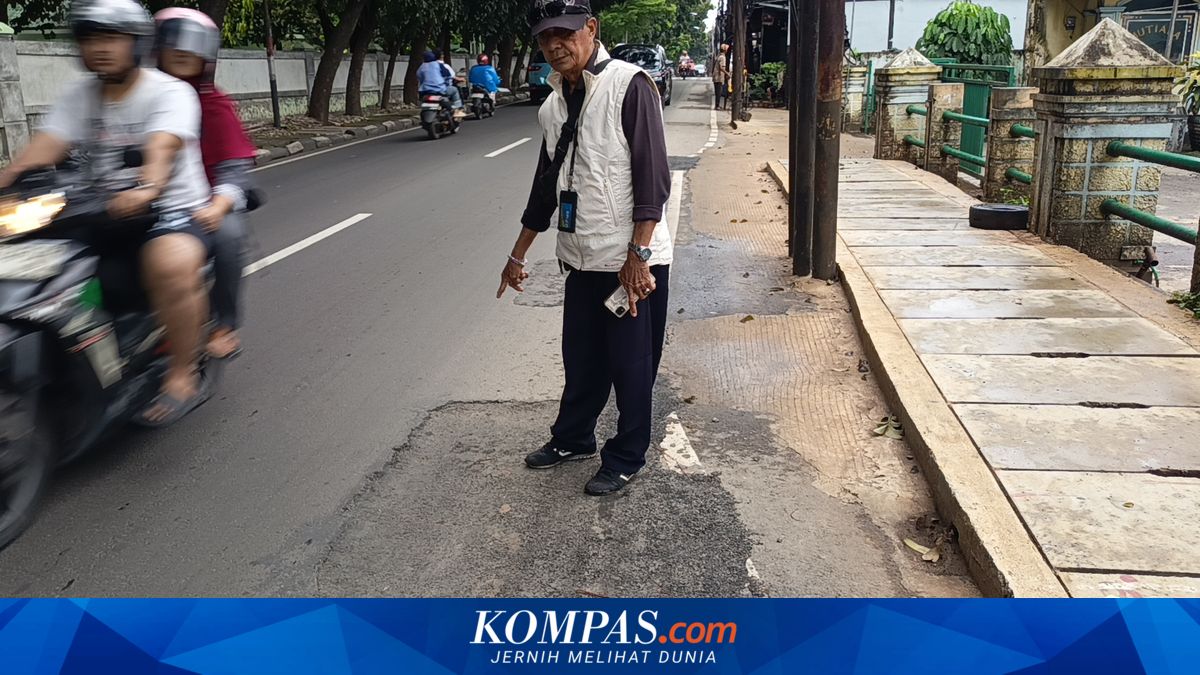 Motorcyclist Falls Due to Pothole on Condet Road, Residents Complain About Shoddy Repairs
