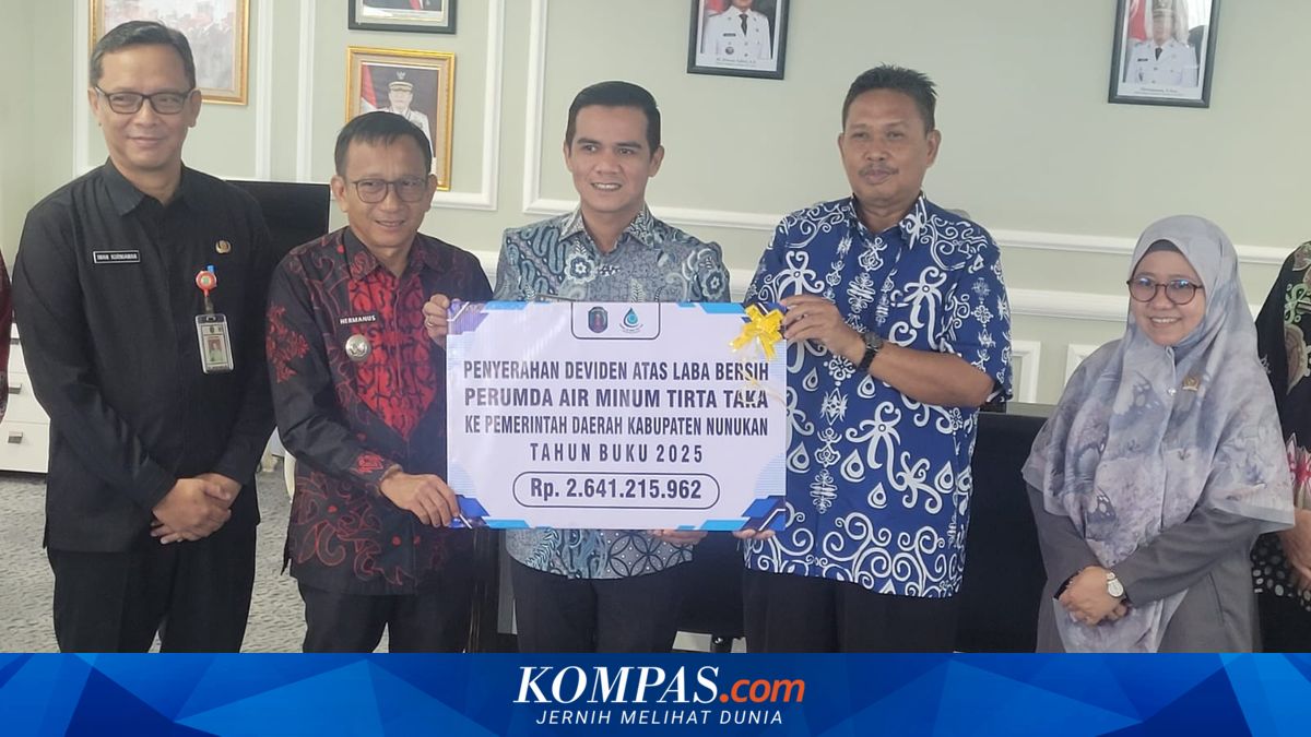 Perumda Tirta Taka Nunukan Sets Record Dividend of Rp 2.6 Billion