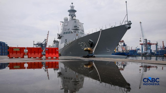 Appearance of Indonesia's Latest Warship, a 6,000-Ton Giant in Southeast Asia