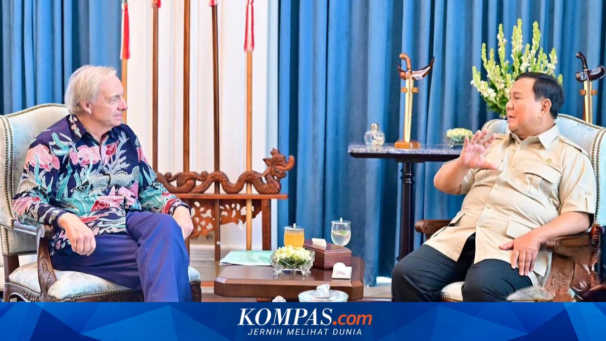 Prabowo Meeting with Ray Dalio at Palace Discusses Strengthening Danantara's Role