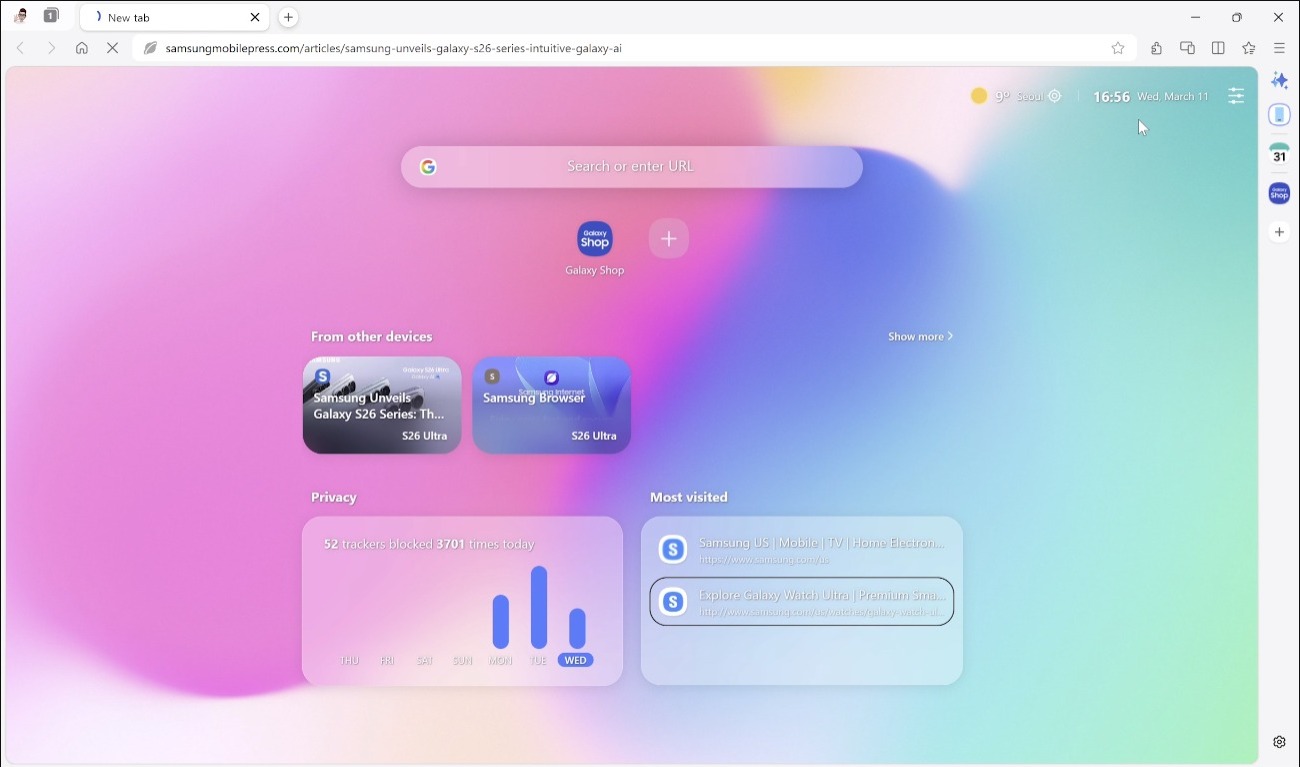 Samsung Browser for Windows Officially Released, Here Are Its Key Features