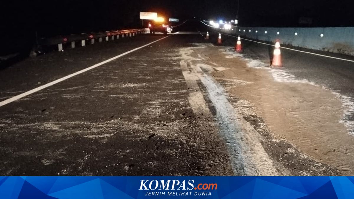 Cisumdawu Toll Road Crack, Traffic Remains Safe and Controlled