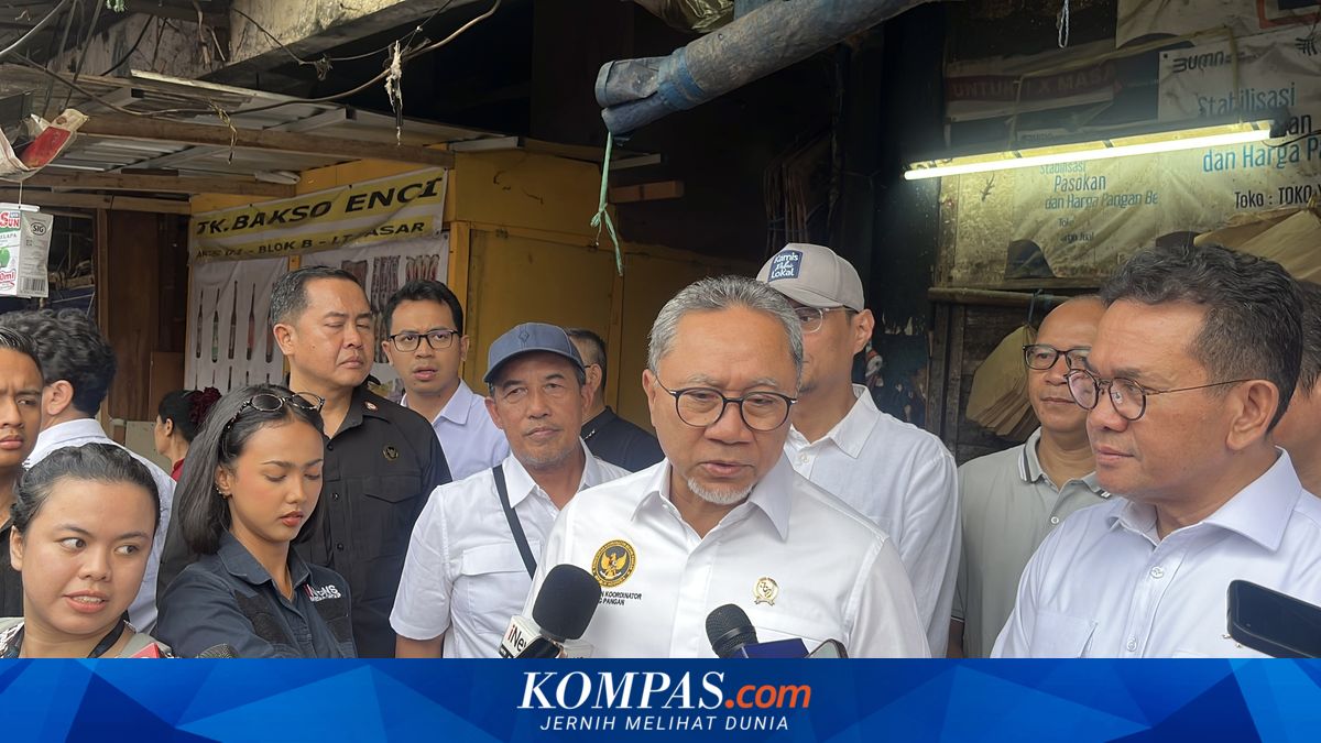 Zulhas and Trade Minister Visit Pasar Minggu, Cayenne Pepper Still Rp 100,000 Per Kilo