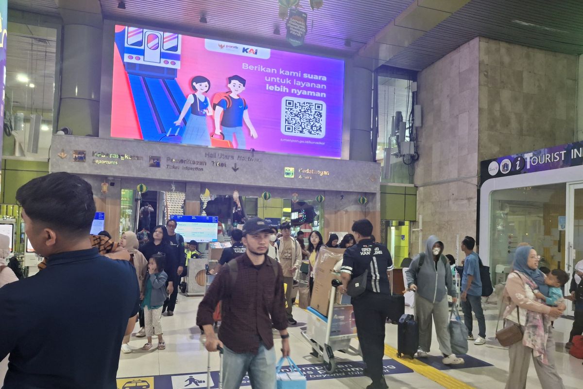 KAI Daop 1 Ensures Optimal Services for Return Flow Until Saturday