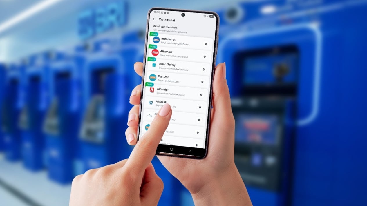 BRI Introduces GoPay Balance Cash Withdrawal Feature at Over 19,000 ATM and CRM Networks