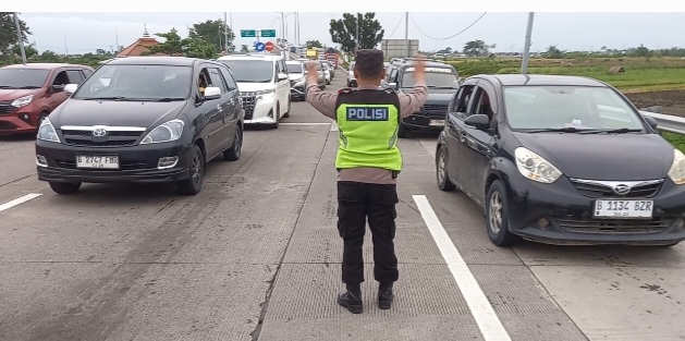 Brebes Police Prepare Traffic Engineering for Second Wave Return Peak on Toll Roads and Arteries