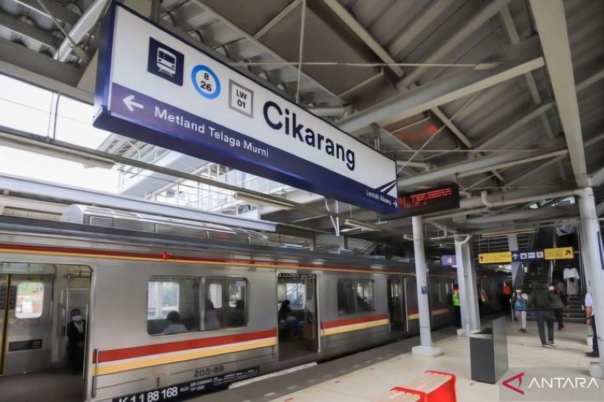 2,797 Passengers Arrive at Cikarang Station on Lebaran H+7