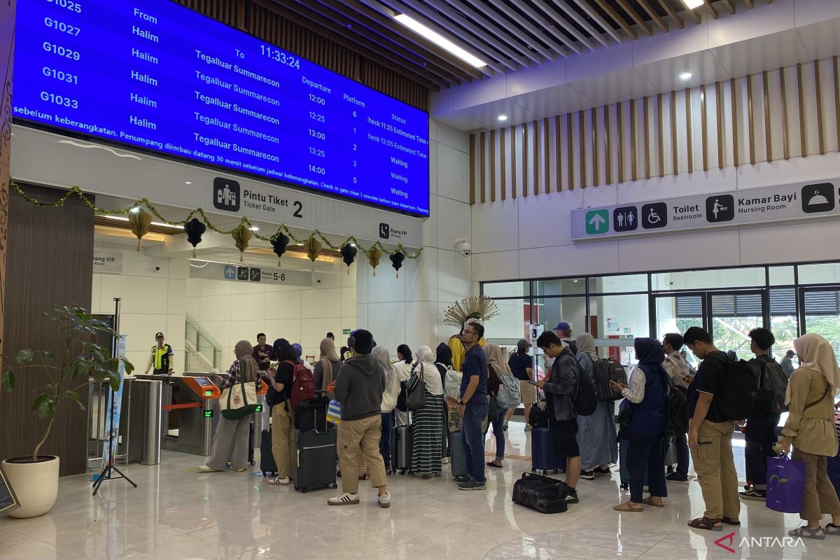 H+7 Lebaran: 12,000 High-Speed Train Tickets Sold Until Sunday Afternoon