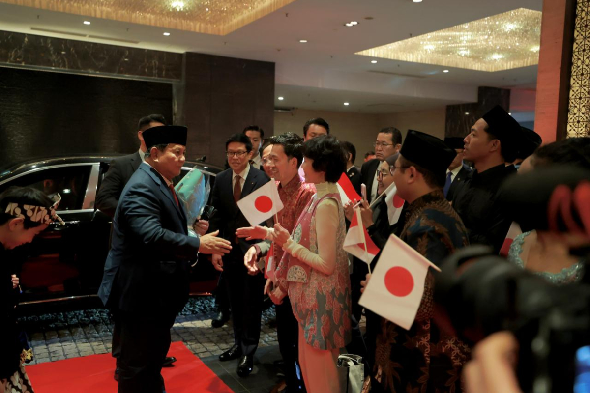 NDA Cadets in Tokyo Welcome Prabowo