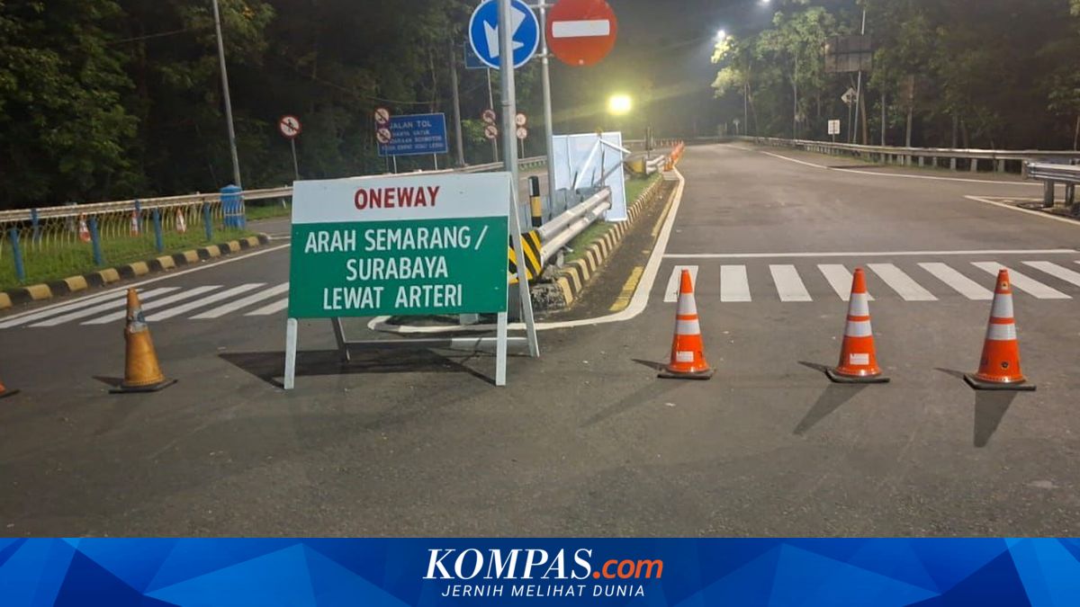 Lebaran 2026 Return Traffic Begins to Decline, One-Way Schemes Gradually Halted