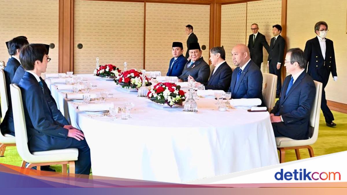 Moment When Prabowo Has Lunch with the Japanese Emperor, Didit Accompanies Him