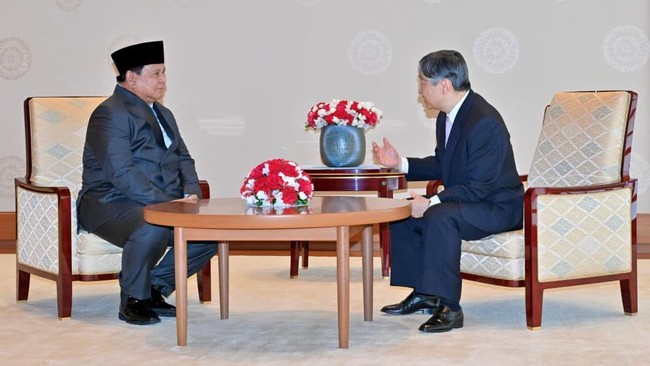 Prabowo Meets Emperor Naruhito at the Imperial Palace in Japan, What Was Discussed?